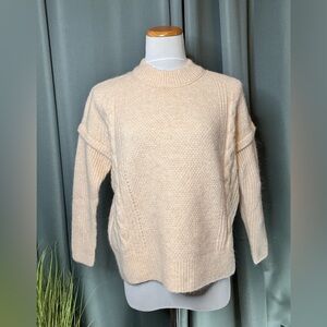 Madewell Soft Beige Knit Sweater